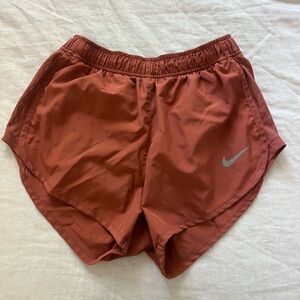 Nike Women's Athletic Shorts in Rust
